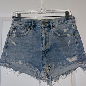 Agolde jean shorts